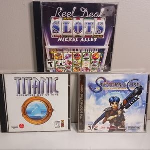 PC / CD-ROM disc, lot of three, rated teen